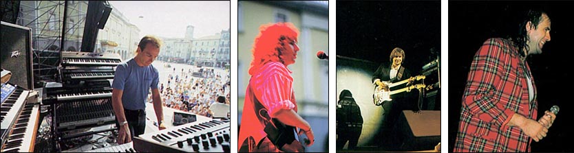 Marillion: Piazza Grande, Locarno - 05.07.1987 - Photos taken from "Clutching At Straws - Winter Of 1987-88" tour programme